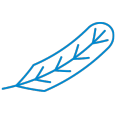 Feather-like Touch Icon