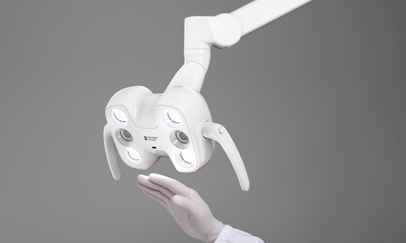 Sensor product feature for dental operatory light