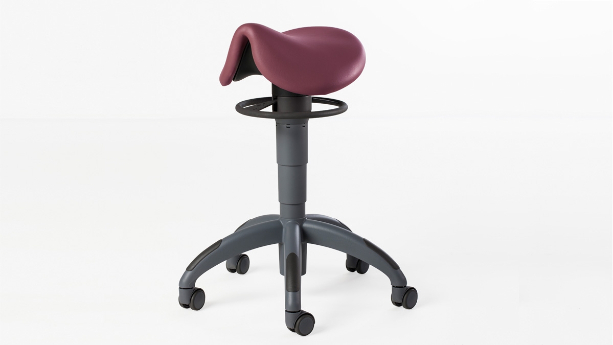 Ergonomic Dental Saddle Stool